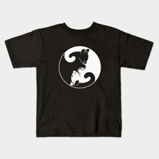 Cat Ying and Yang Kids T-Shirt